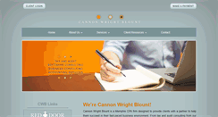 Desktop Screenshot of cannonwrightblount.com